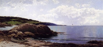 メイン州ベイリーズ島のビーチサイド アルフレッド・トンプソン・ブリチャー Oil Paintings
